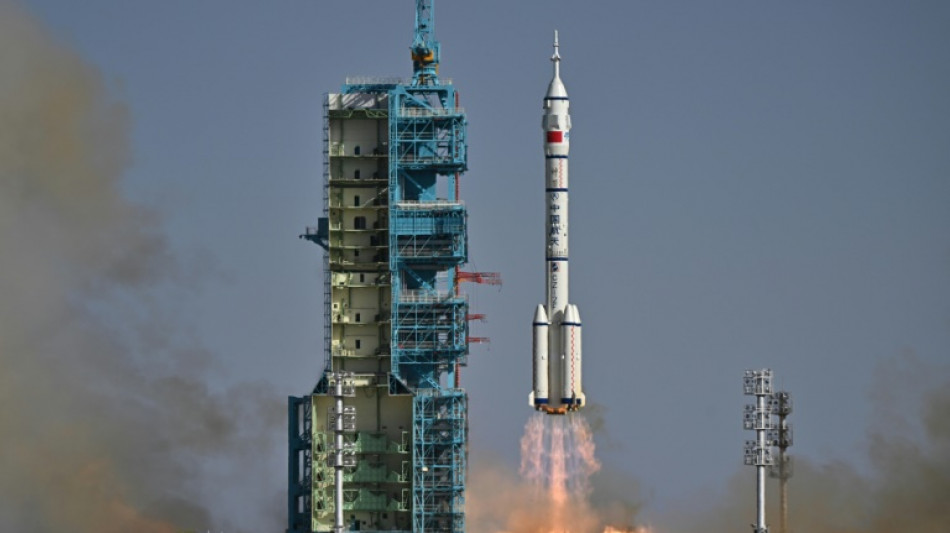 Three Chinese astronauts blast off for Tiangong space station