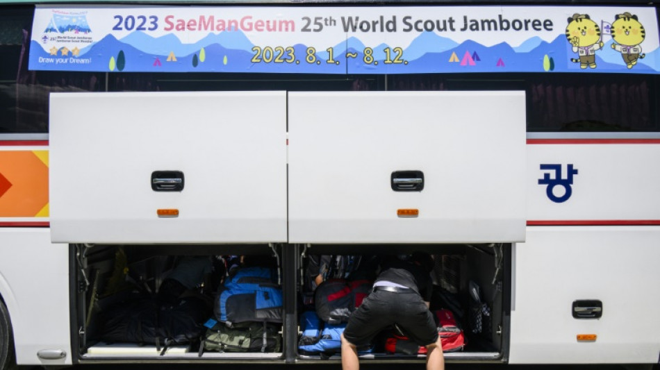 Heatwave, overflowing toilets at S. Korea's 'cursed' scout jamboree