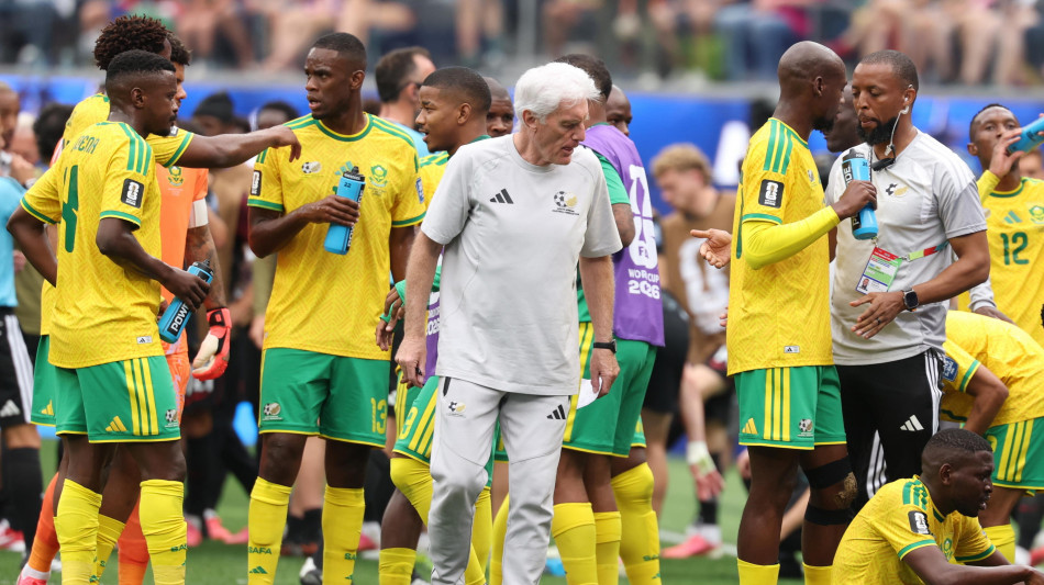  Mondiali: ct Sudafrica vago sul futuro 'non &egrave; saggio decidere da delusi' 