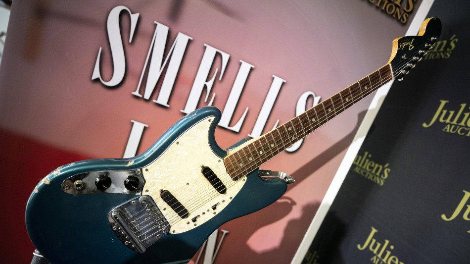  All'asta la chitarra di Kurt Cobain, 'pu&ograve; valere fino a 5 milioni' 