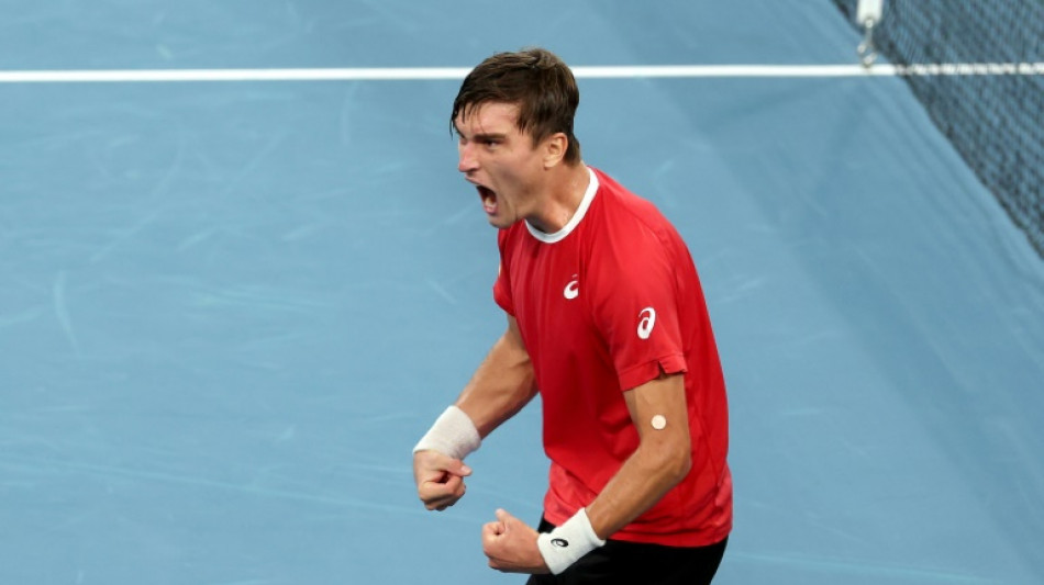 Collignon stuns De Minaur as Belgium take 2-0 Davis Cup lead over Australia