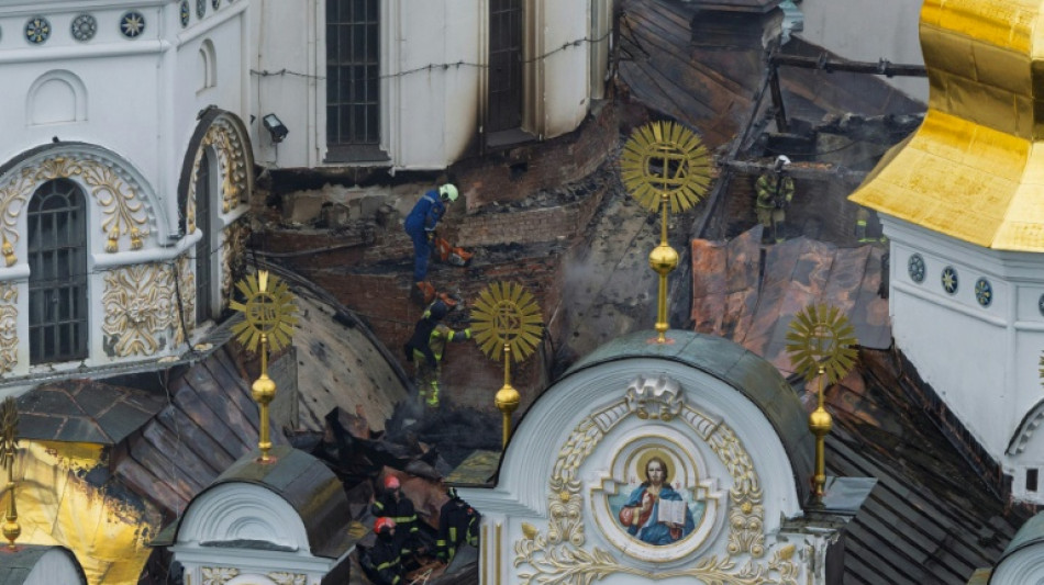  'They want to destroy us': Shock and anger as Russian attack sets Kyiv cathedral ablaze 