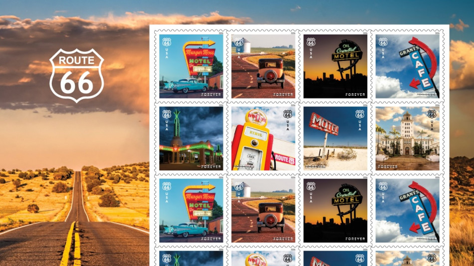  I 100 anni della Route 66, Usa la commemora con una serie speciale di francobolli 