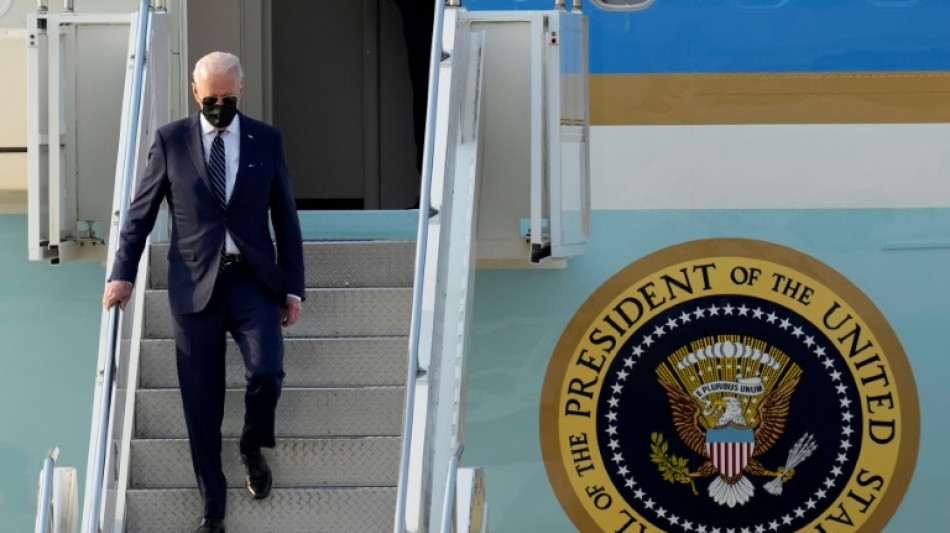 Biden en Cor&eacute;e du Sud, son premier voyage pr&eacute;sidentiel en Asie, sous l'ombre du nucl&eacute;aire nord-cor&eacute;en