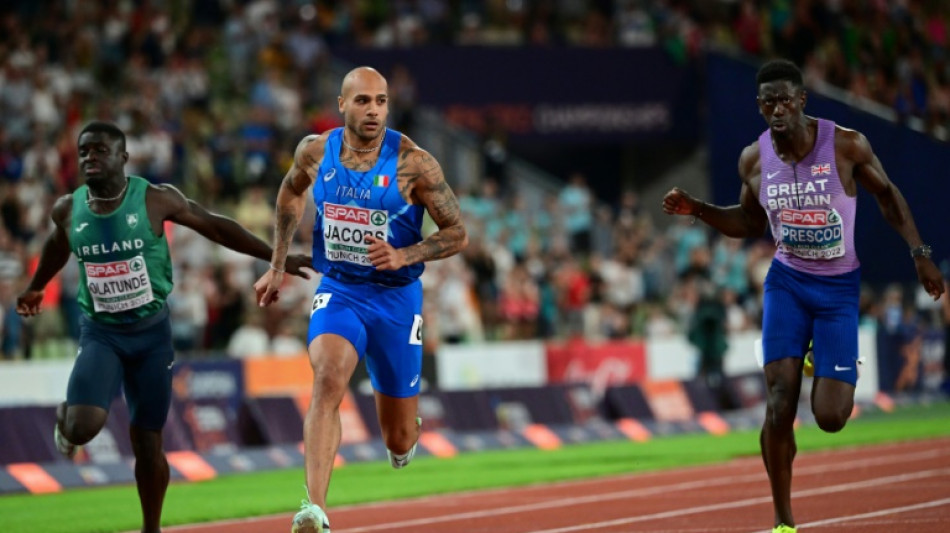 Athl&eacute;tisme: Une semaine de repos pour Jacobs, touch&eacute; au mollet gauche
