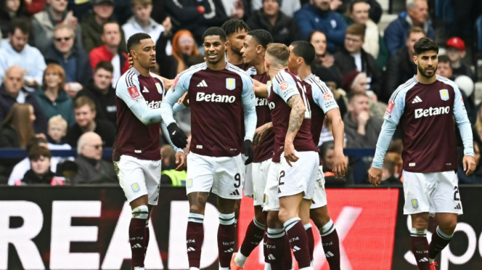 Rashford double fires Villa into FA Cup semis