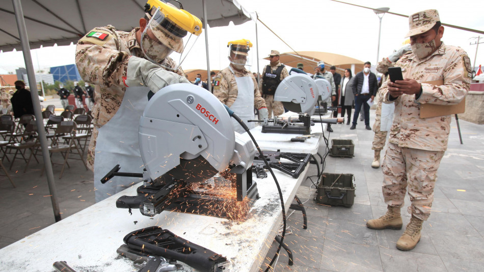 Ogni anno entrano in Messico almeno 250mila armi illegali