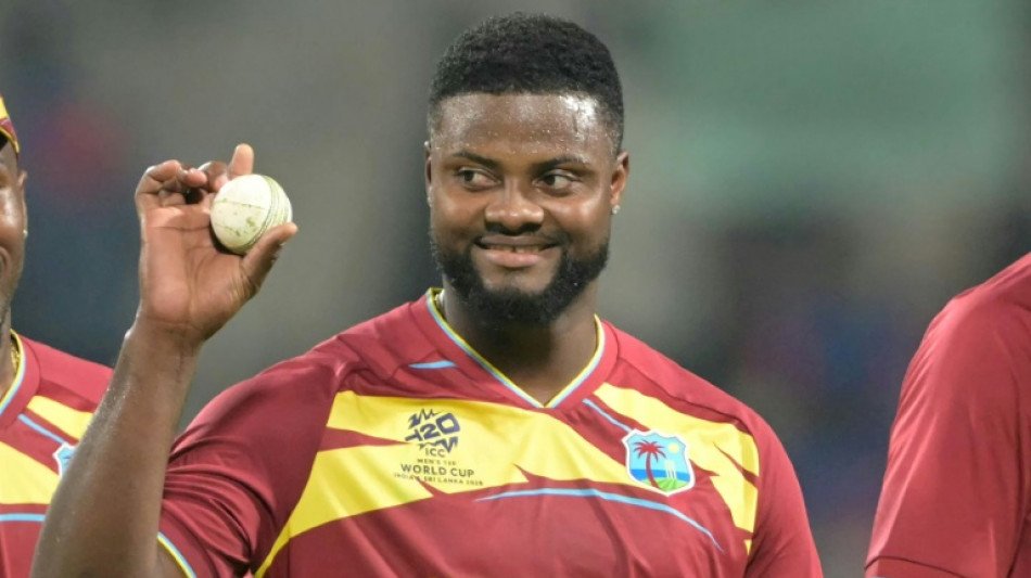  Shepherd takes hat-trick as West Indies beat Scotland in T20 World Cup 