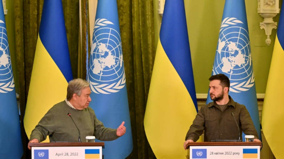 Russischer Raketenangriff auf Kiew w&auml;hrend Besuchs von UN-Generalsekret&auml;r Guterres