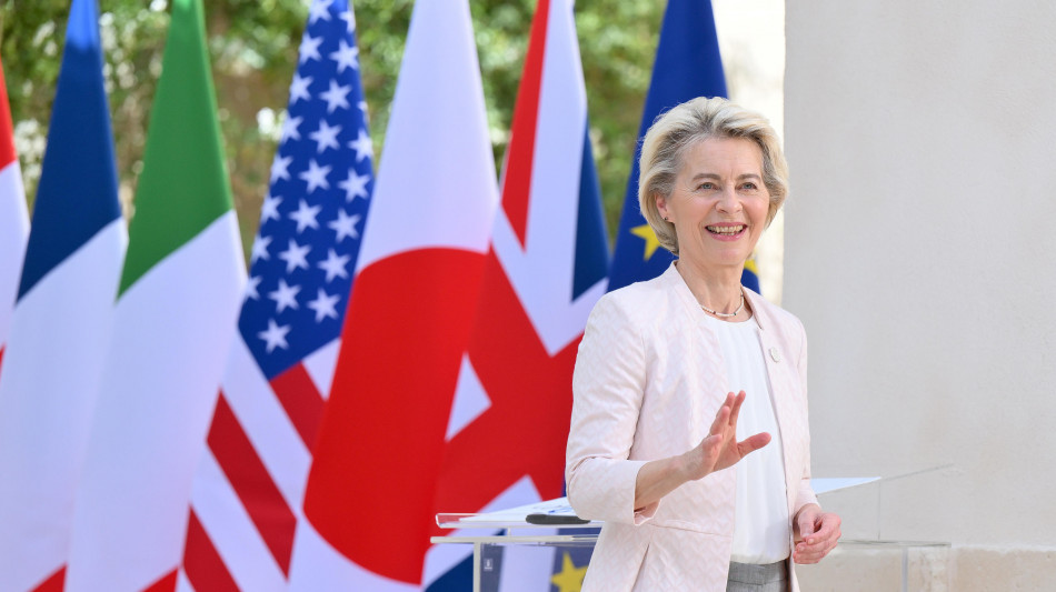 Von der Leyen, intesa G7 su asset russi &egrave; un segnale forte