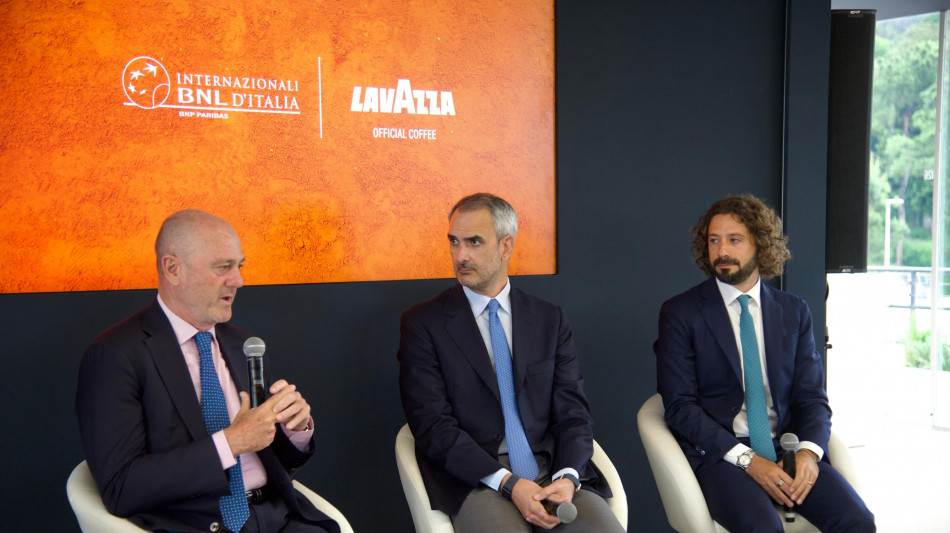  Lavazza approda agli Internazionali Bnl d'Italia, 15 anni nel tennis 