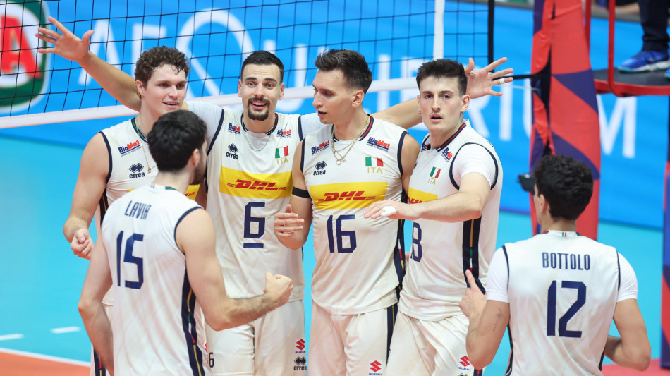  Eurovolley: l'Italia vince anche l'ultima del girone, 3-2 alla Slovenia 
