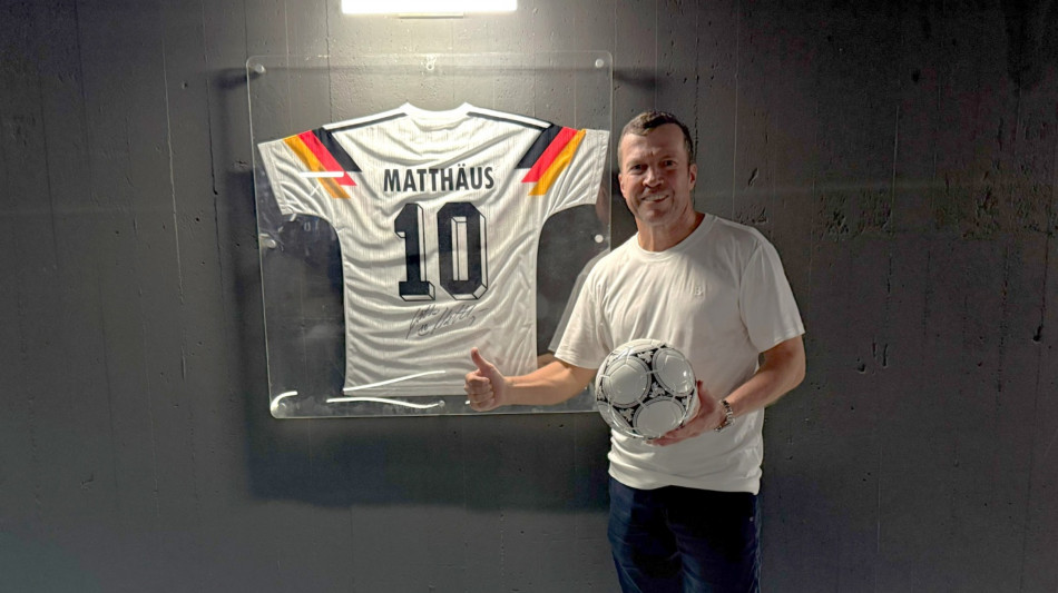 Matthaus dona maglia all'Olimpico 'qui sollevai Coppa del Mondo'