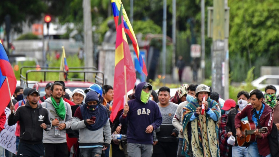 Manifestations en Equateur: le Parlement reprend ses d&eacute;bats, la production p&eacute;troli&egrave;re bientot &agrave; l'arr&ecirc;t