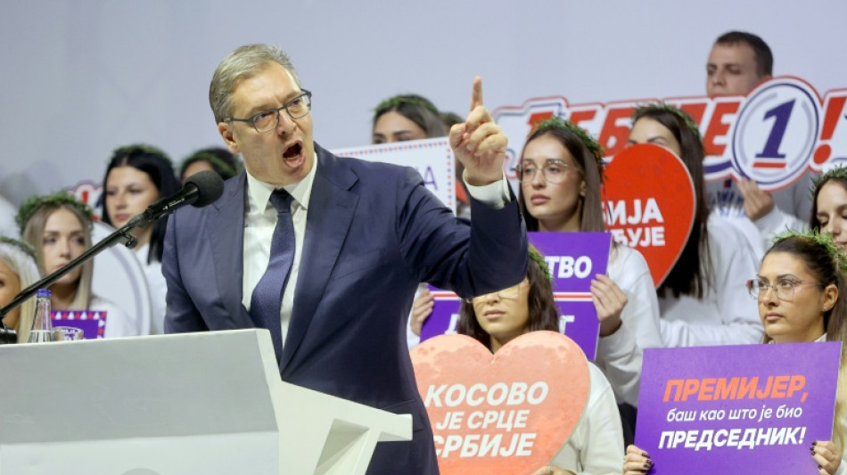  Aleksandar Vucic, longtemps ma&icirc;tre de la politique serbe et d&eacute;sormais contest&eacute; 
