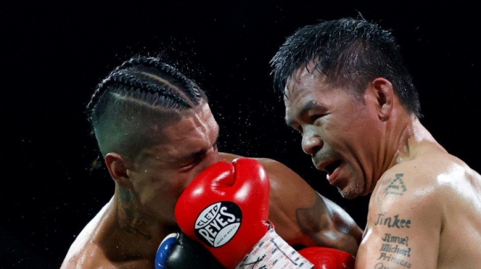 Boxe: Pacquiao tenu en &eacute;chec par Barrios pour la ceinture WBC des welters