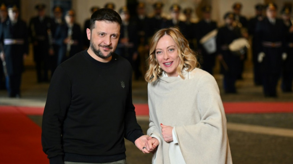 Meloni bekr&auml;ftigt bei Selenskyj-Besuch in Rom Unterst&uuml;tzung Italiens f&uuml;r die Ukraine