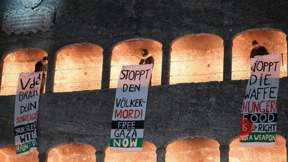 Festnahmen nach pro-pal&auml;stinensischer Aktion bei Er&ouml;ffnung der Salzburger Festspiele