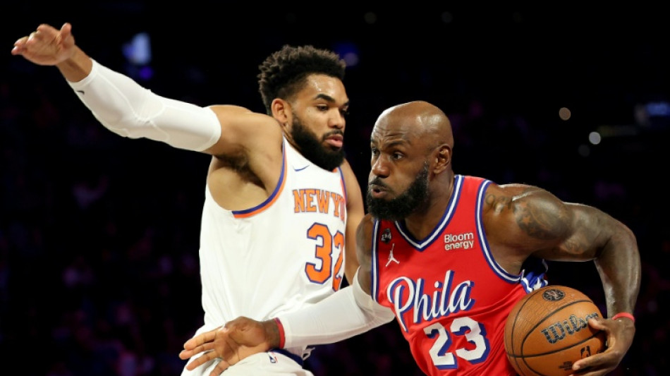  James, Maxey fuel 76ers over Knicks in NBA Cup thriller 