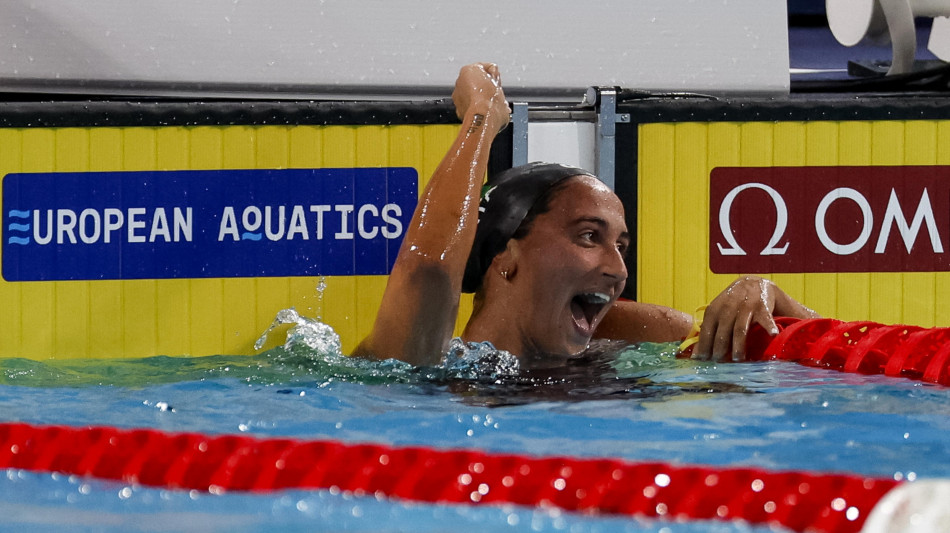  Europei nuoto: Quadarella oro nei 1500 stile libero 