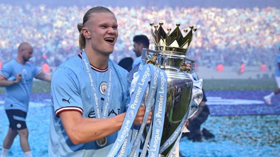 Haaland &eacute; eleito o melhor jogador do ano na Inglaterra
