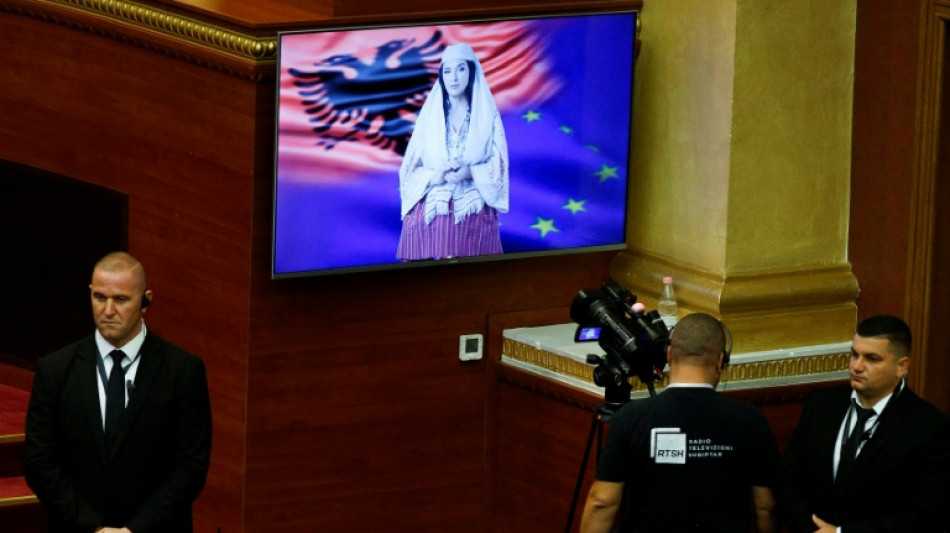  Actor behind Albania's AI 'minister' wants her face back 