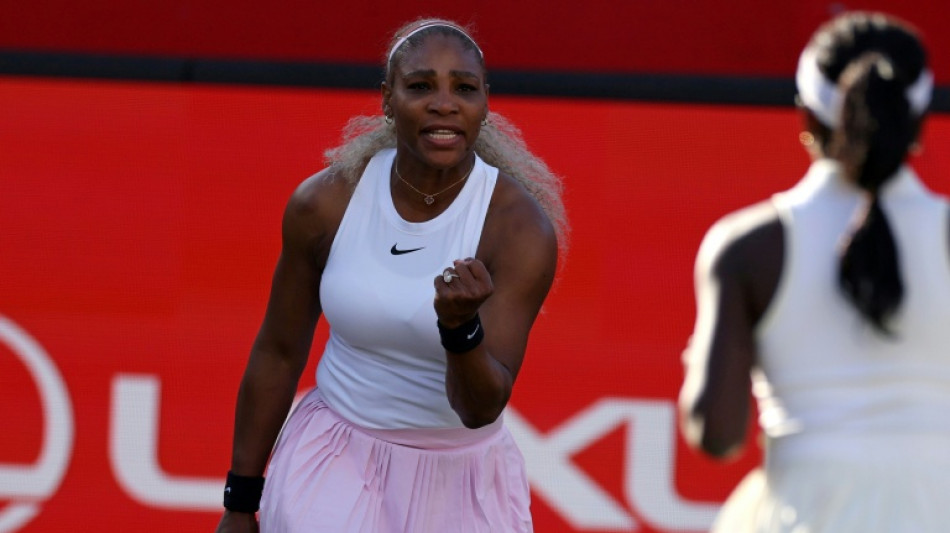  Tennis: Serena Williams, de retour &agrave; 44 ans, remporte un premier match en double 