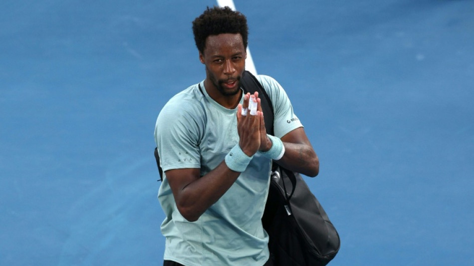  Tennis : le showman Monfils tire sa r&eacute;v&eacute;rence en toute discr&eacute;tion 