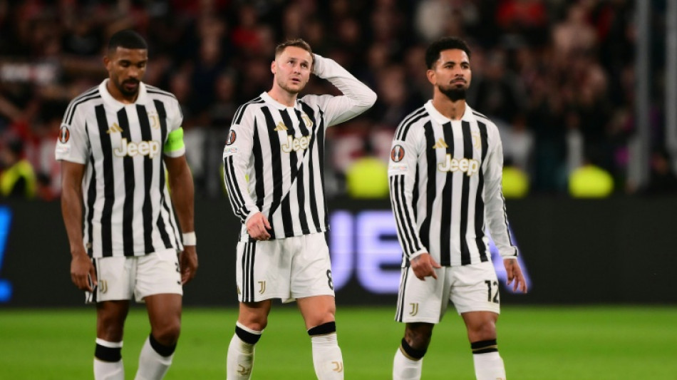  Juventus tem sequ&ecirc;ncia de vit&oacute;rias interrompida na Liga Europa; Benfica &eacute; o novo l&iacute;der 