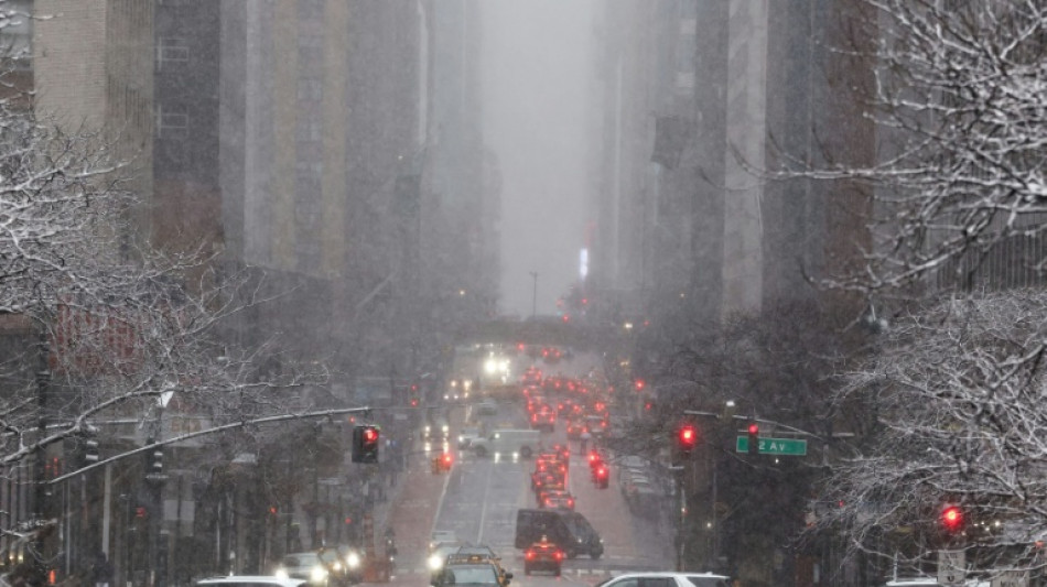  Blizzard blows New Yorkers' plans off course 