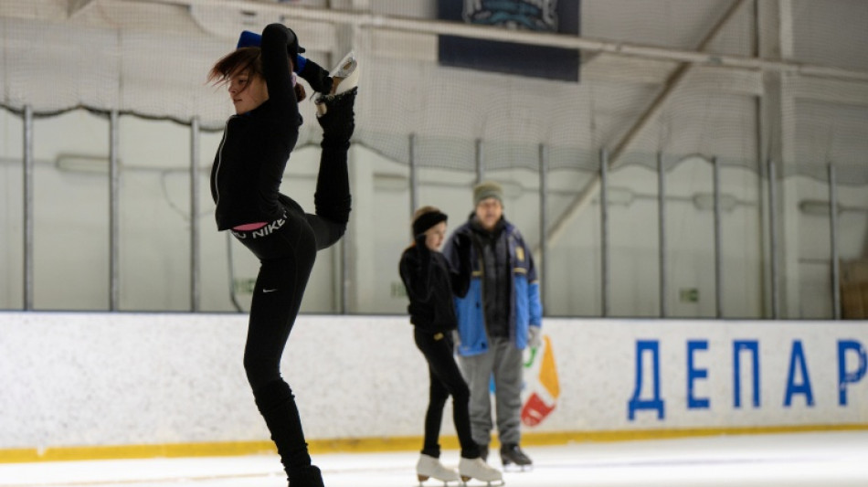  Ukraine's young figure skaters twizzle on despite Russian threat 