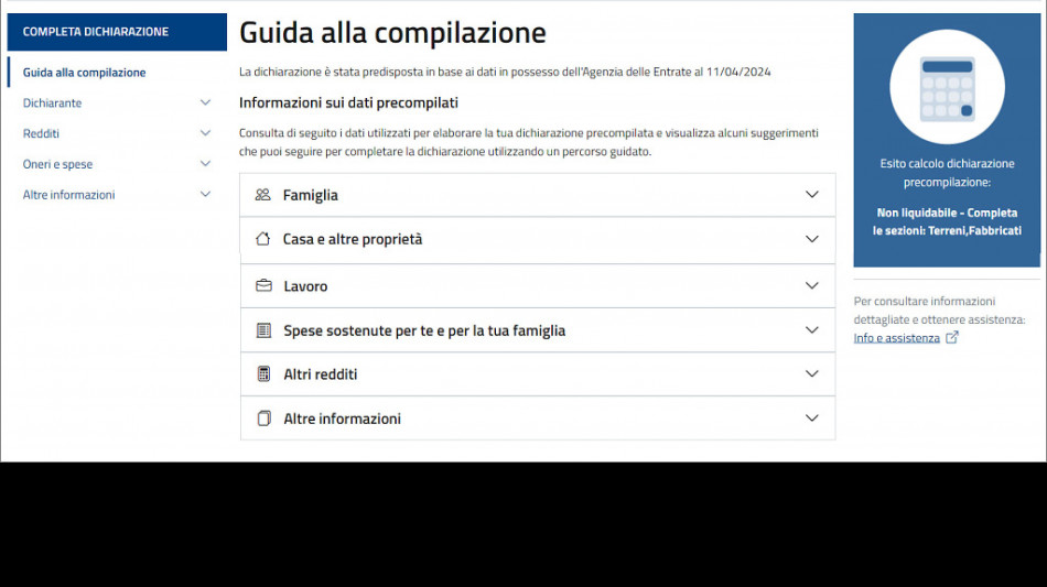Precompilata al via, da luned&igrave; pomeriggio l'invio