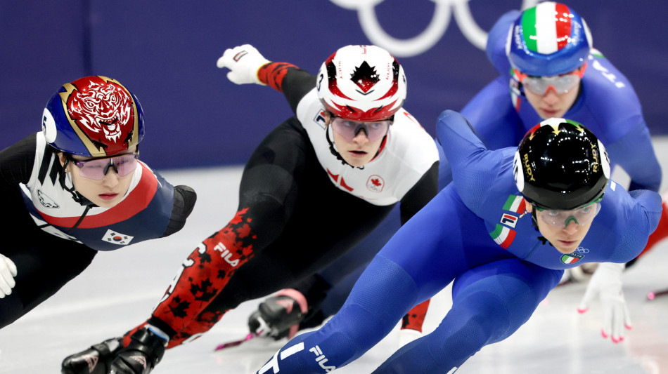  Milano Cortina: staffetta short track argento, Fontana 14/a medaglia &egrave; record 