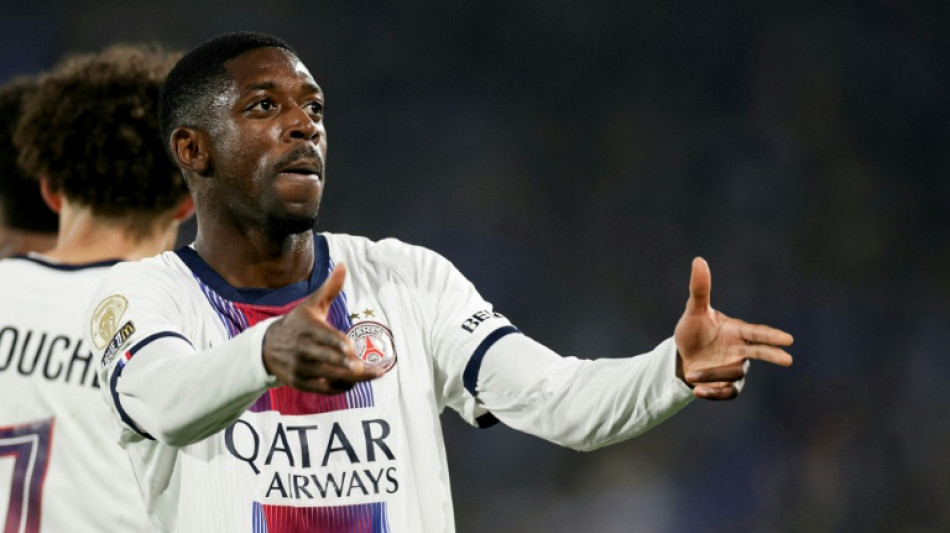  Demb&eacute;l&eacute; brilha e PSG vence Strasbourg de virada (3-1) no Franc&ecirc;s 