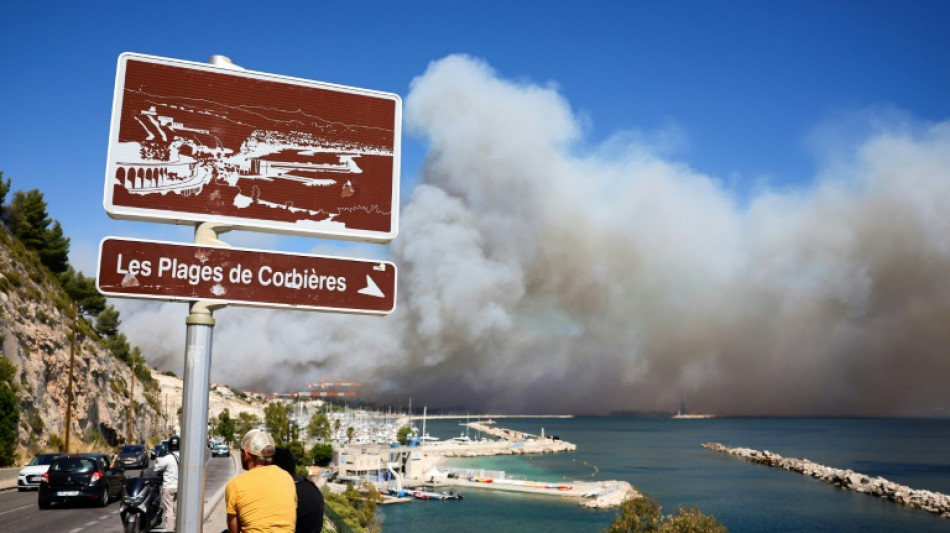 Incendie au nord de Marseille: le feu a gagn&eacute; la ville