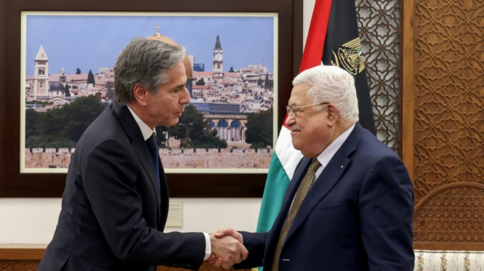 Blinken spricht in Ramallah von "Trauer" um get&ouml;tete pal&auml;stinensische Zivilisten