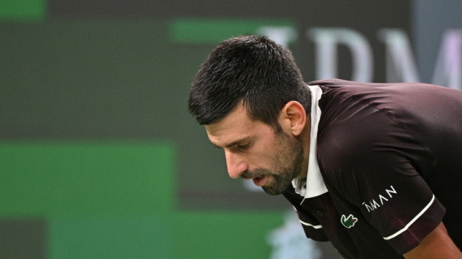  Tennis: &agrave; bout de forces, Djokovic chute d'entr&eacute;e &agrave; Shanghai 