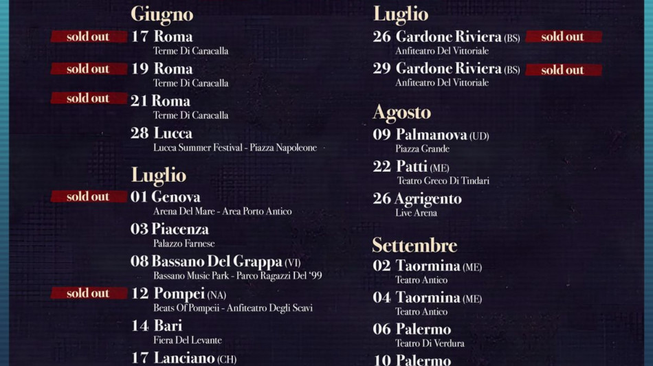 Un concerto in pi&ugrave; per Venditti a Roma a dicembre