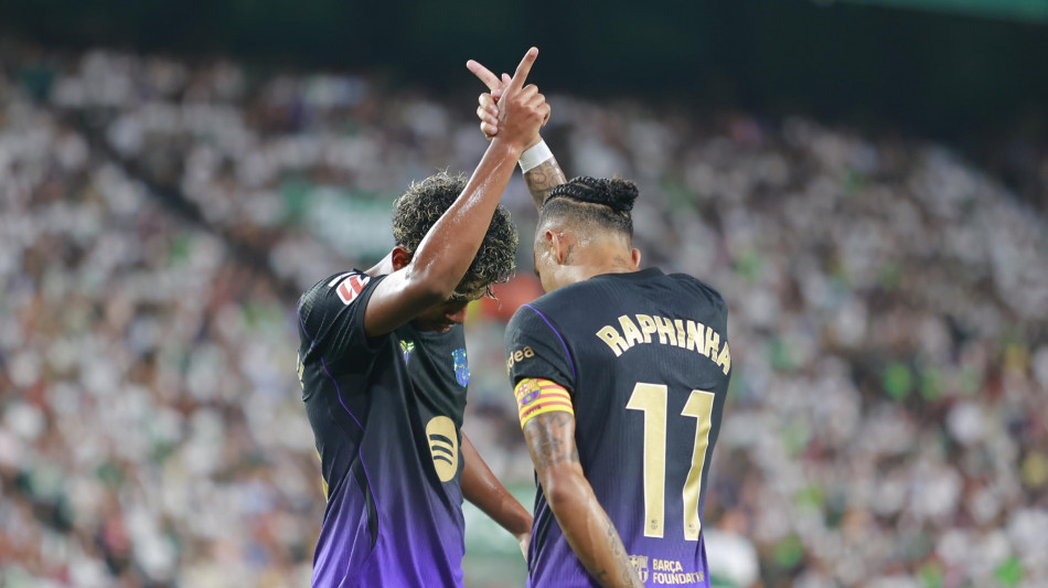  Manita del Barcellona in Liga, l'Atletico fa 2-2 col Villareal 