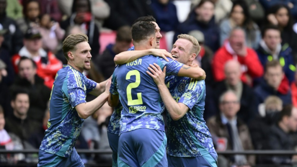 Ajax down rivals PSV and close in on Eredivisie title