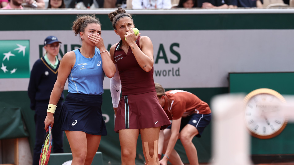 Roland Garros: Errani e Paolini in finale nel doppio donne