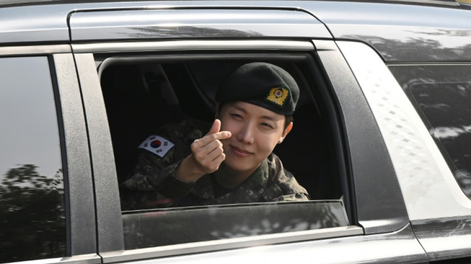 BTS-Mitglied J-hope beendet Milit&auml;rdienst in S&uuml;dkorea