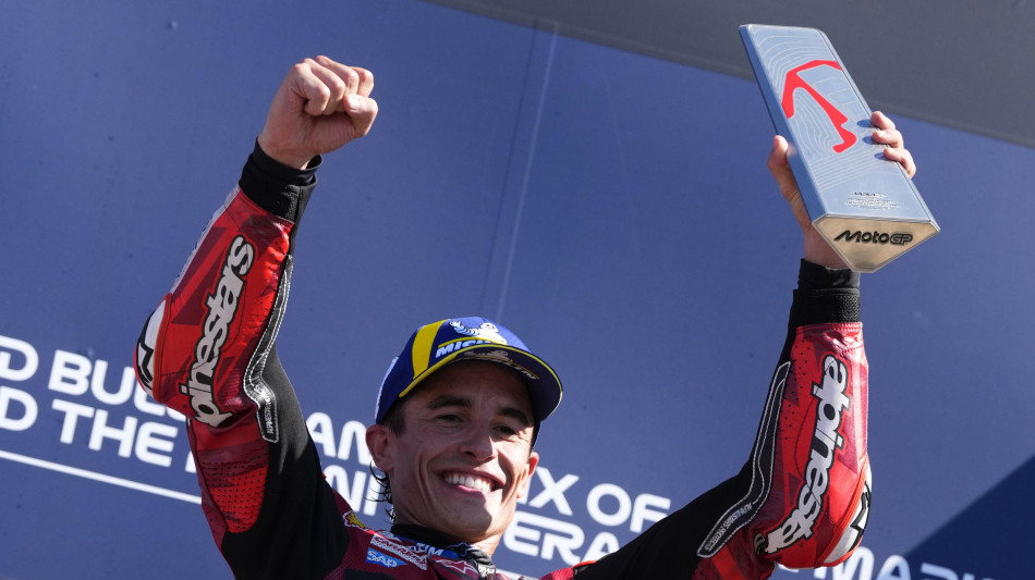  MotoGp: Marquez 'essere in testa cambia poco, ma intanto me la godo' 