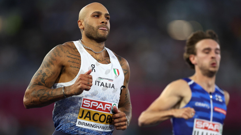 Europei atletica: esami per Jacobs, sospetta distrazione all'adduttore 