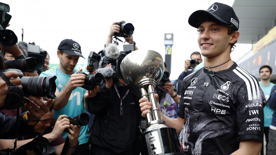 F1: Antonelli, 'noi con piccole modifiche, gli avversari si avvicineranno'