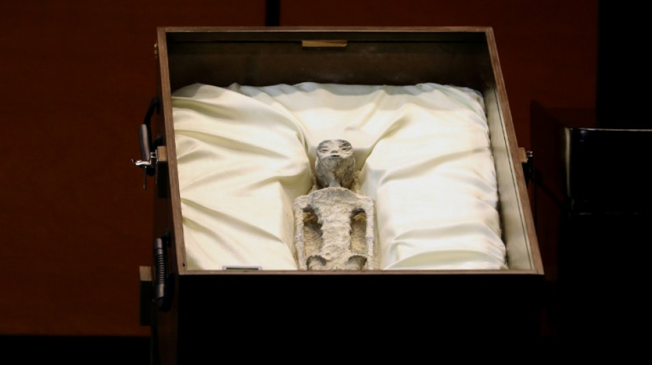 Alleged bodies of 'non-human beings' shown in Mexican Congress