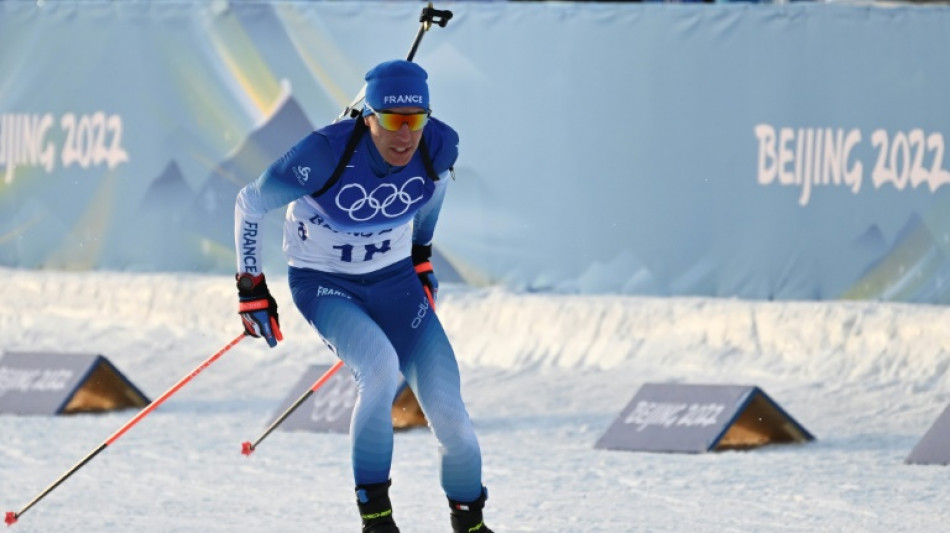 JO-2022/Biathlon: Quentin Fillon Maillet en argent en sprint derri&egrave;re Johannes Boe