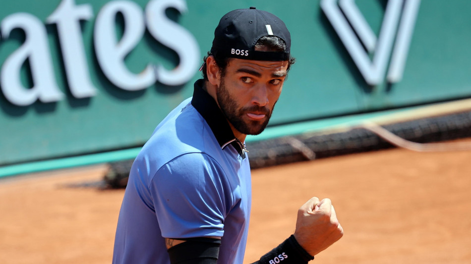  Roland Garros: impresa Berrettini, agli ottavi dopo oltre 5 ore di gioco 