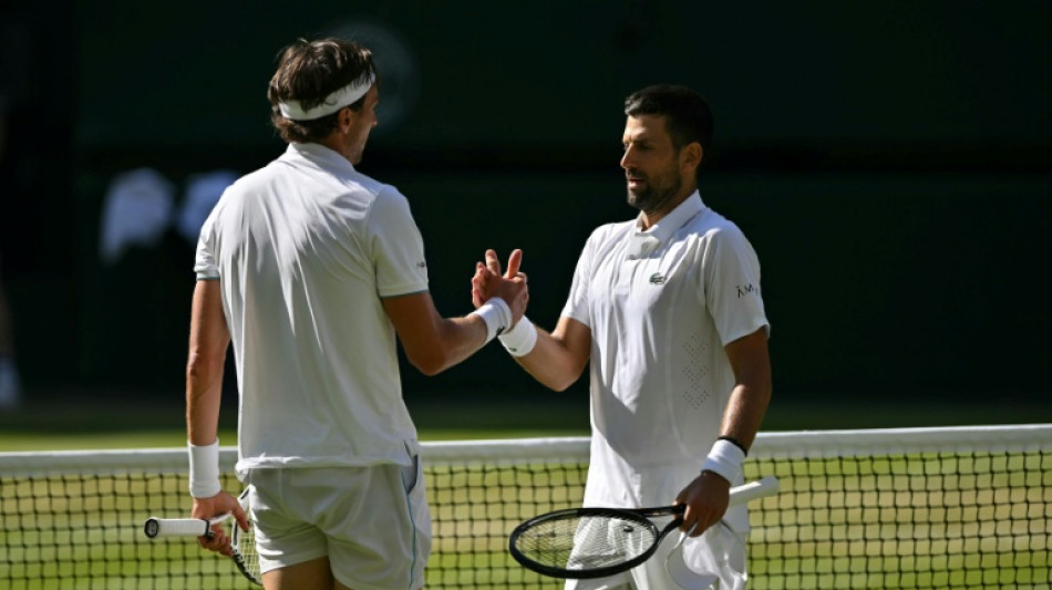  Wimbledon: Djokovic malmen&eacute; par Rinderknech, Sinner et Sabalenka faciles 