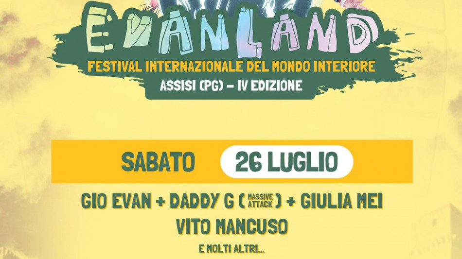 Gio Evan presenta la quarta edizione di 'Evanland' ad Assisi